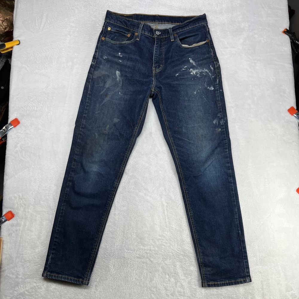 Levi's 531 Jeans Men's Blue Denim Stretch Mid Rise Slim Straight Fit - 30X29